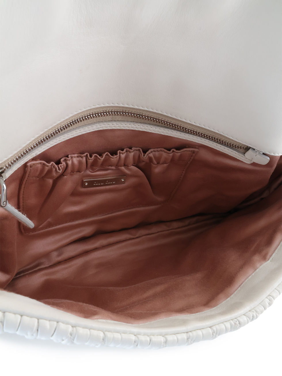Thumbnail: Miu Miu Matelasse Flap Crystal Shoulder Bag