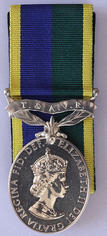 Efficiency Medal TAVR T&AVR Parachute Regiment Para