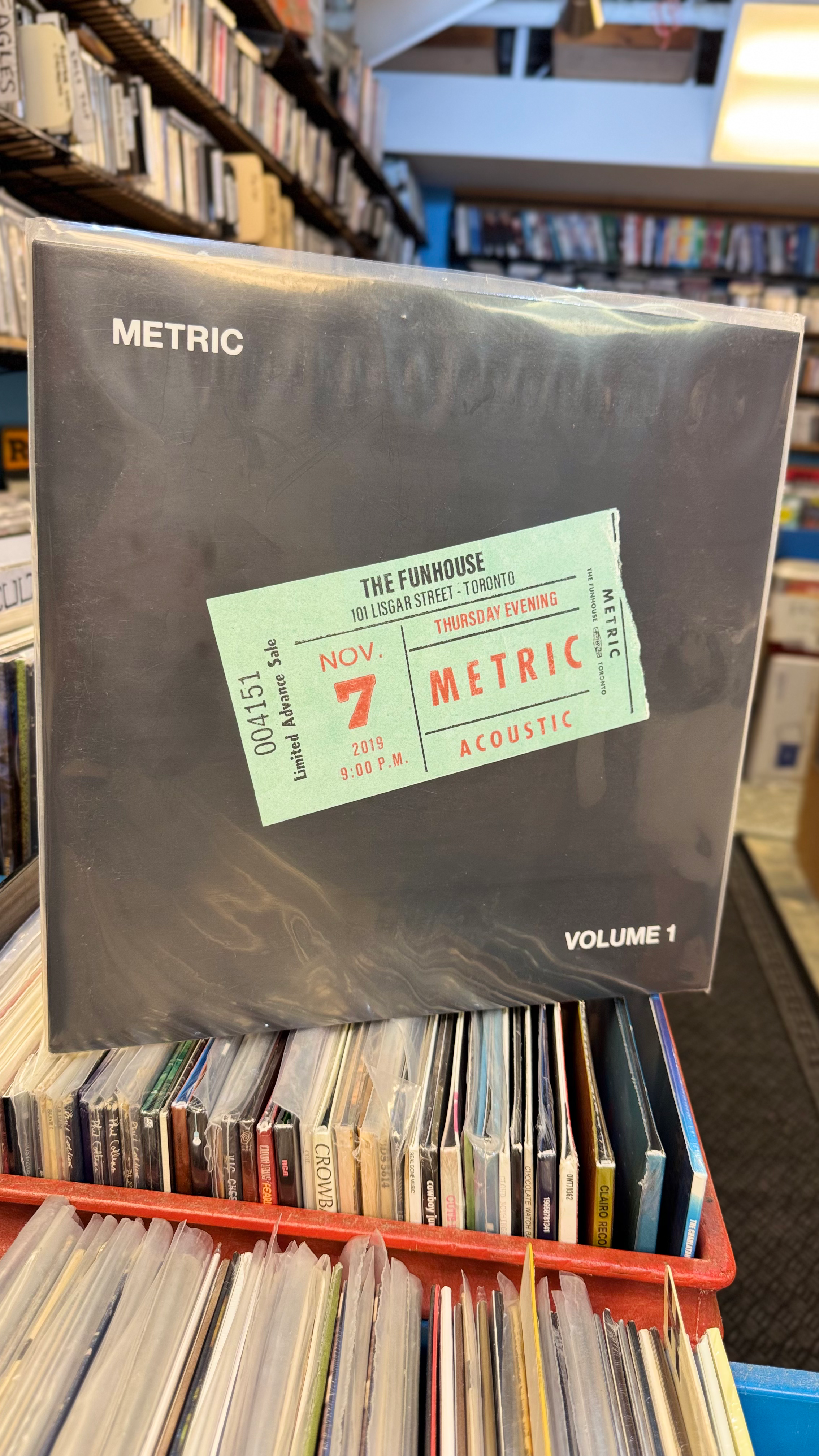 Metric Live at the Funhouse Volume 1-4, 8 LPs limited edition of 300 copies