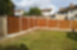 New garden fence