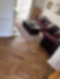 Wooden living room floor