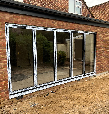 New bi-fold doors