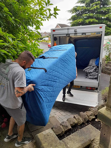 Loading into van