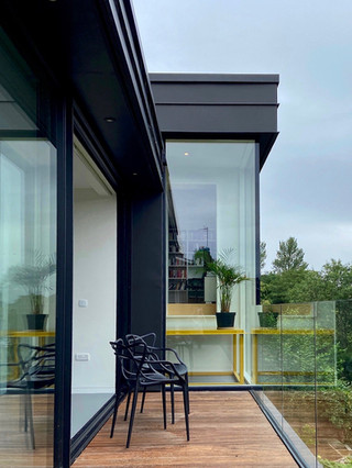 Riverside balcony