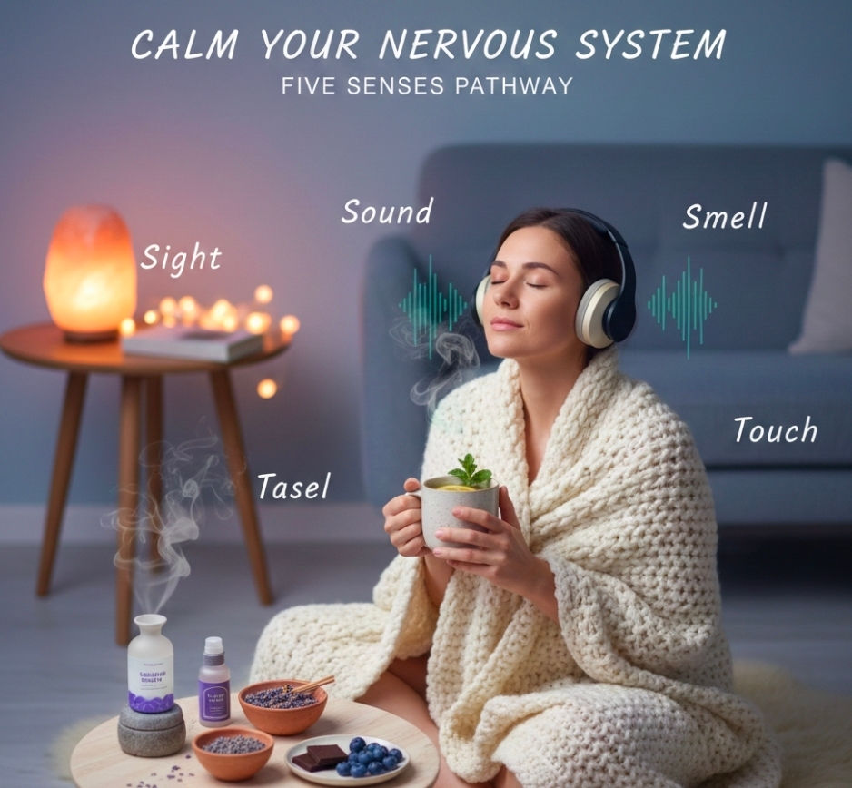 What is Self-Soothing? How to Calm Your Nervous System with Your Mind and Body Using the Five Senses (and more)
