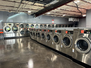 Laundromat with washers and dryers