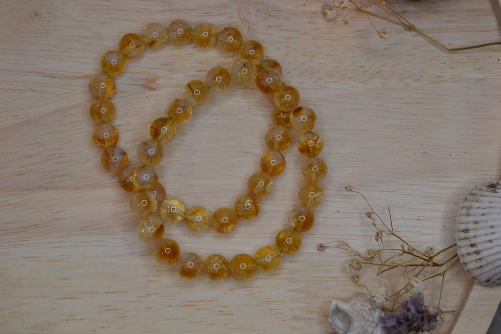 Bracelet Kupala Moon citrine naturelle