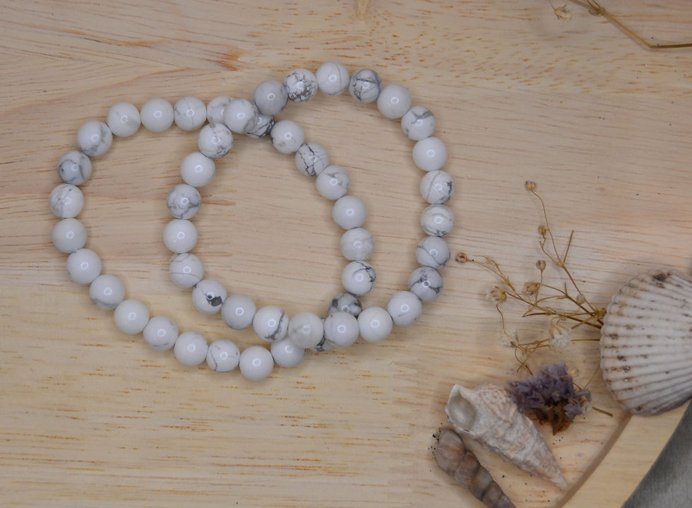 Bracelet Kupala Moon en howlite