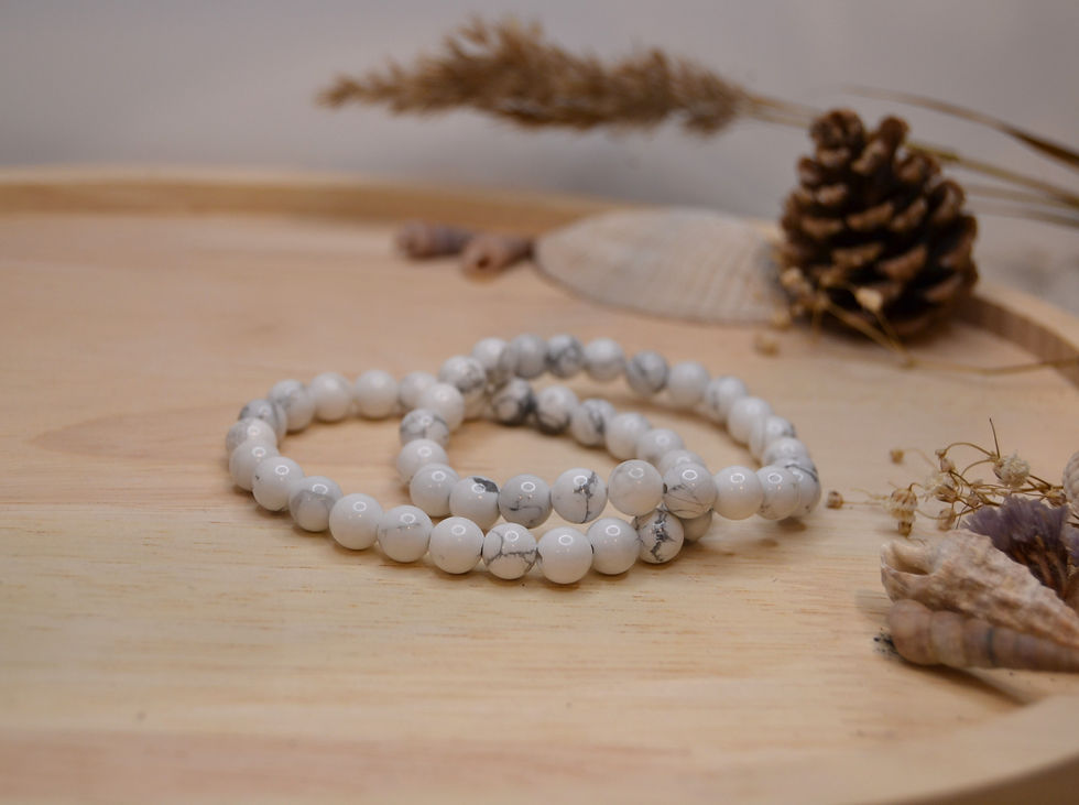 Bracelet Kupala Moon en howlite