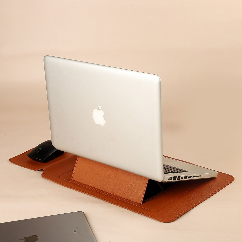 Laptop Sleeve cum Deskstand with mouse pad