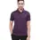 Thumbnail: Premium Polyester UPF 50+ Polo T-Shirt in Wine colour