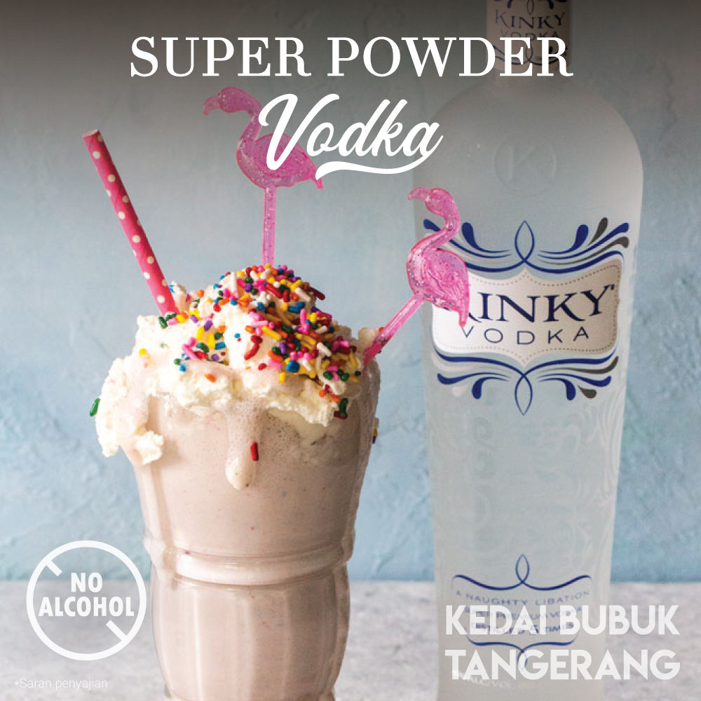 Bubuk Minuman Super Powder Rasa Vodka NO ALCOHOL 500 g