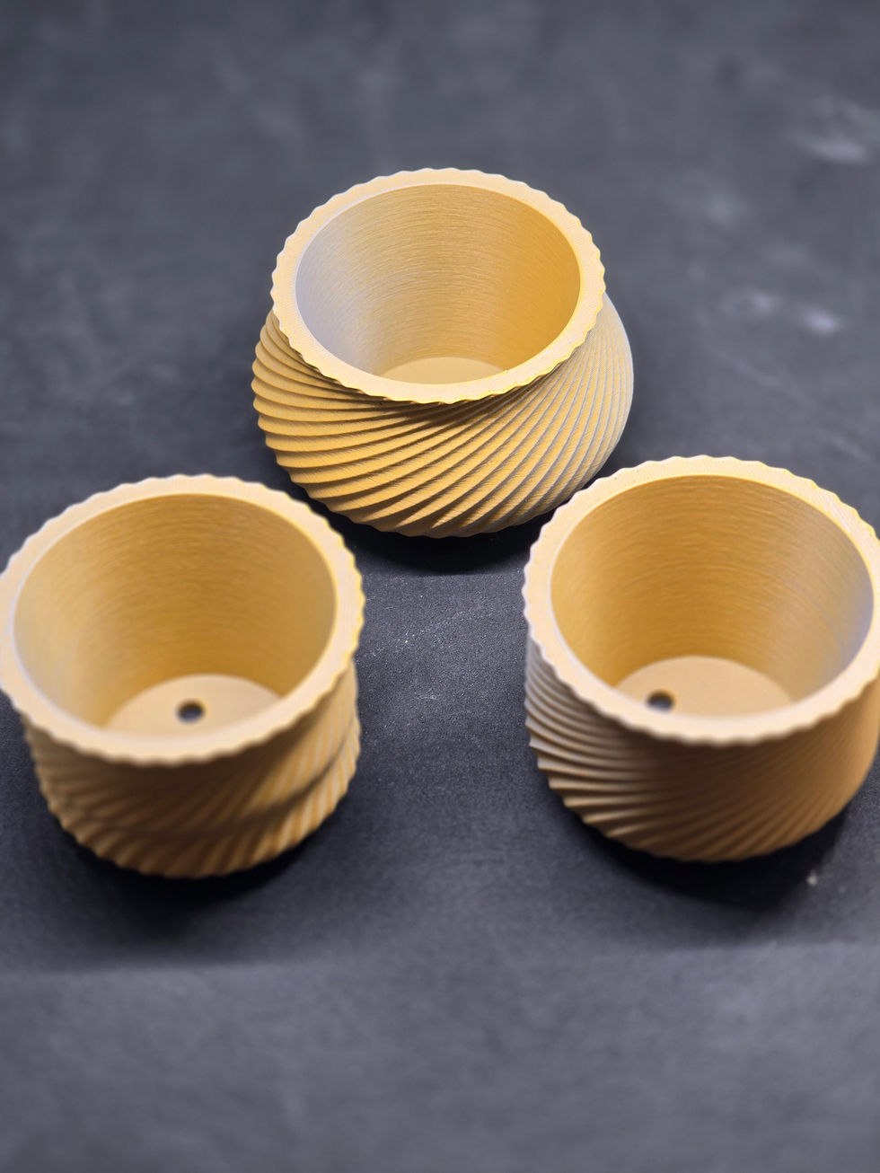 Spiral shaped planter