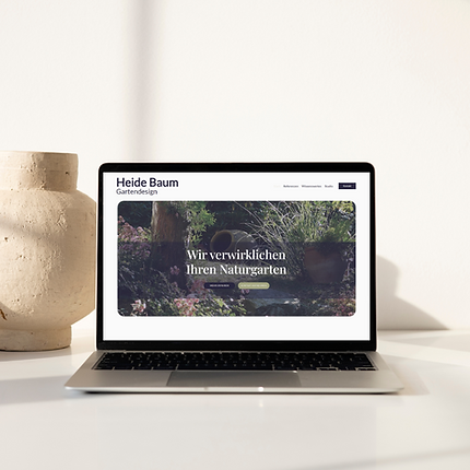 Webdesign Landschaftsarchitektin