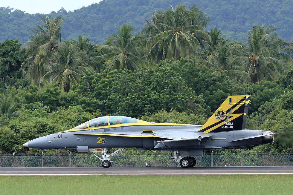 TUDM F/A-18D Honet M45-01, LIMA 2025 Langkawi