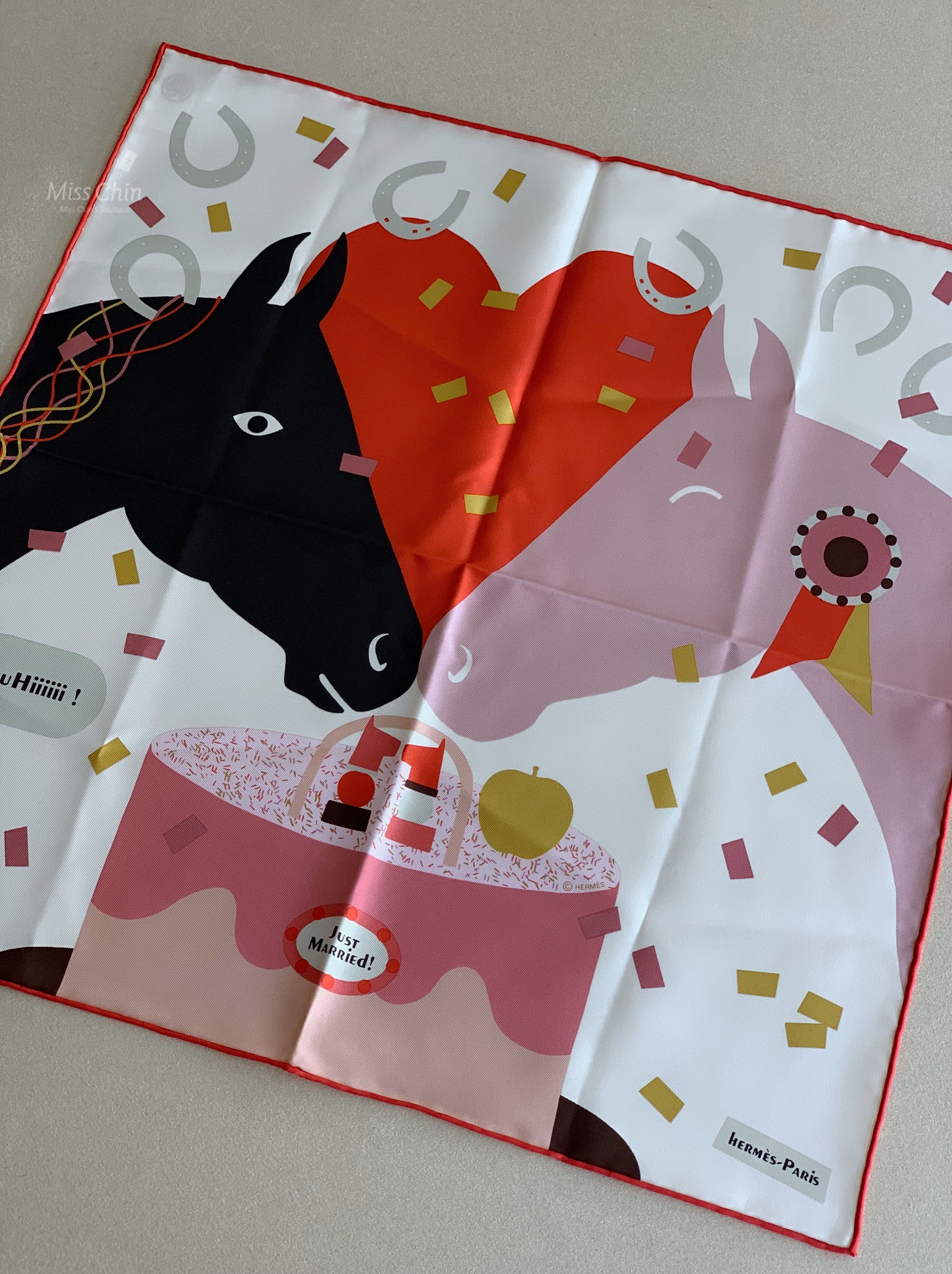 Hermes Just Married 45方巾