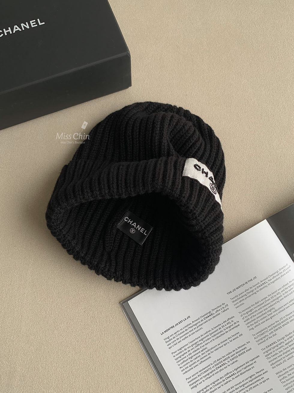 縮圖：Chanel 23K 毛帽