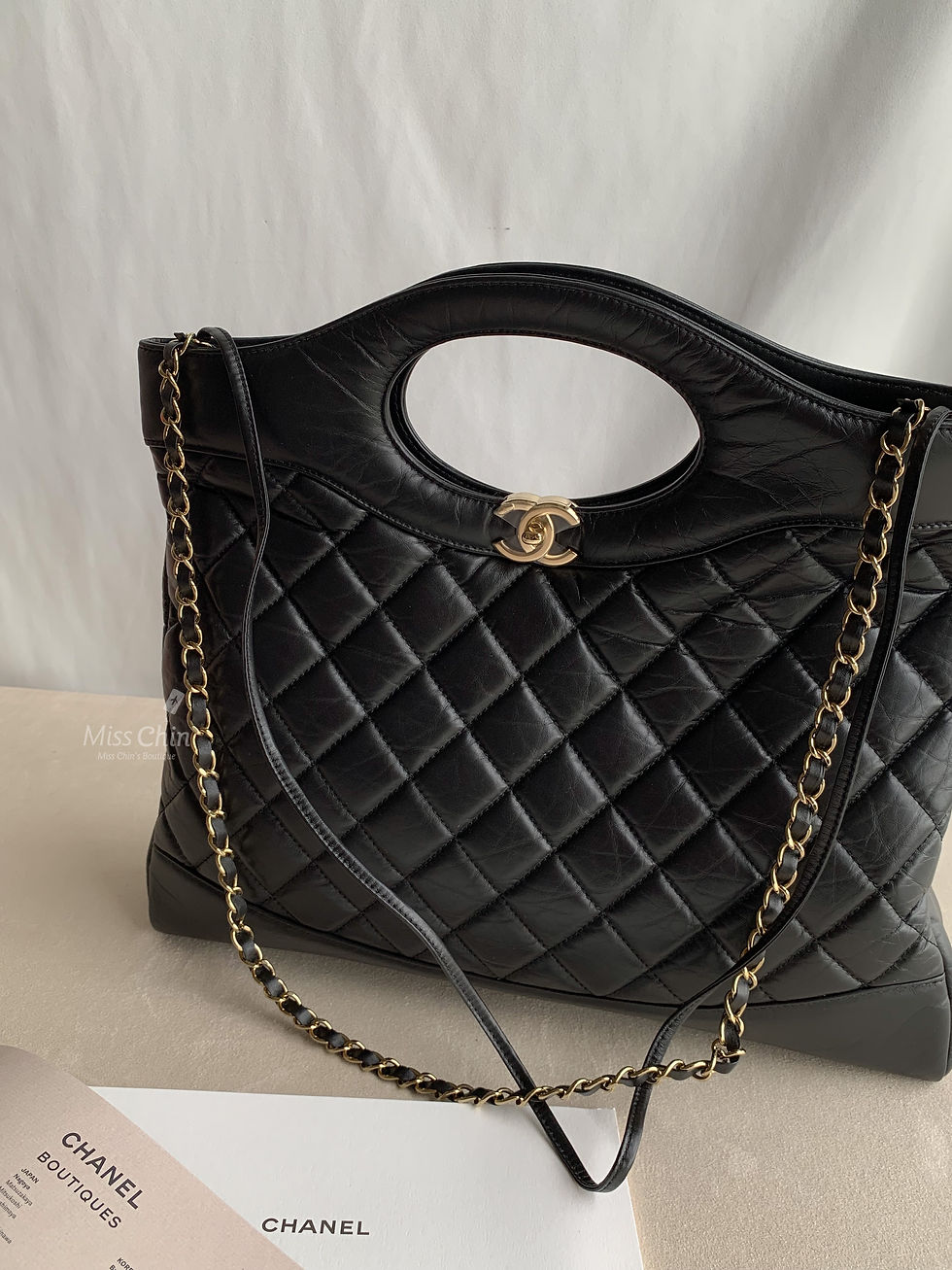 縮圖：Chanel 23B 31 購物包