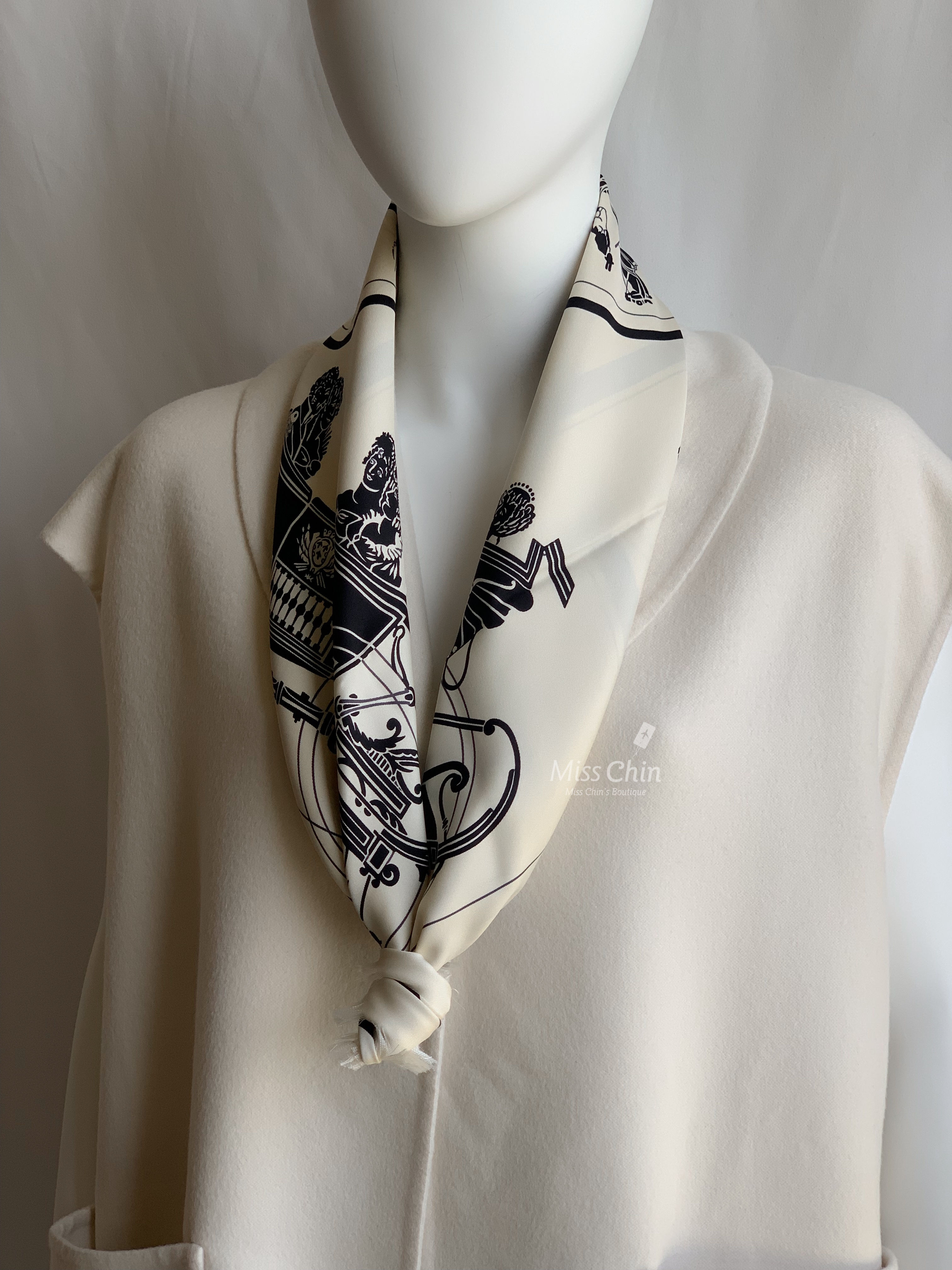 Hermes Ex-Libris 80 流蘇方巾