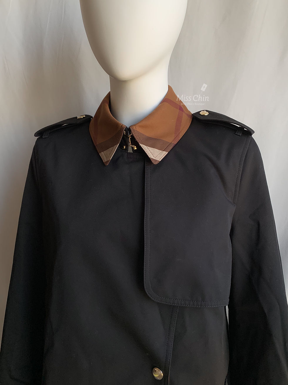 縮圖：Burberry 中長版風衣