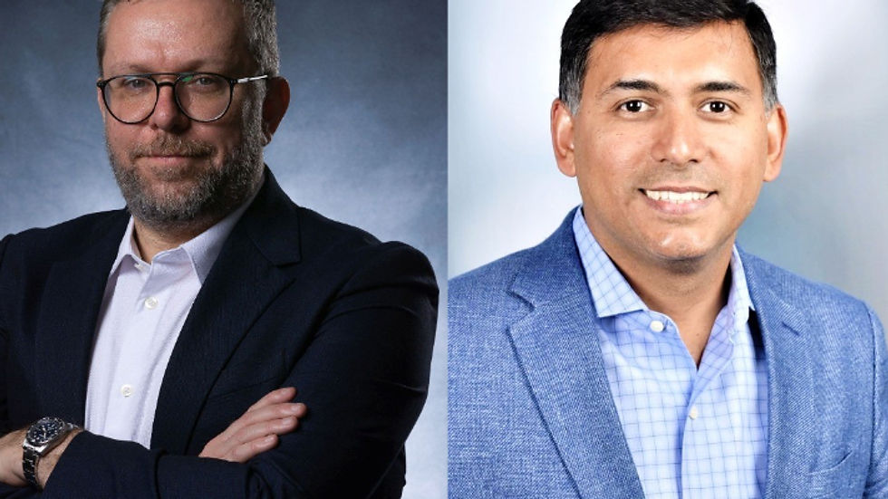 Mihai Faur, Chief Information Officer (links) und Hitesh Ramani, Chief Accounting Officer und stv. CFO (rechts) - Foto:UiPath