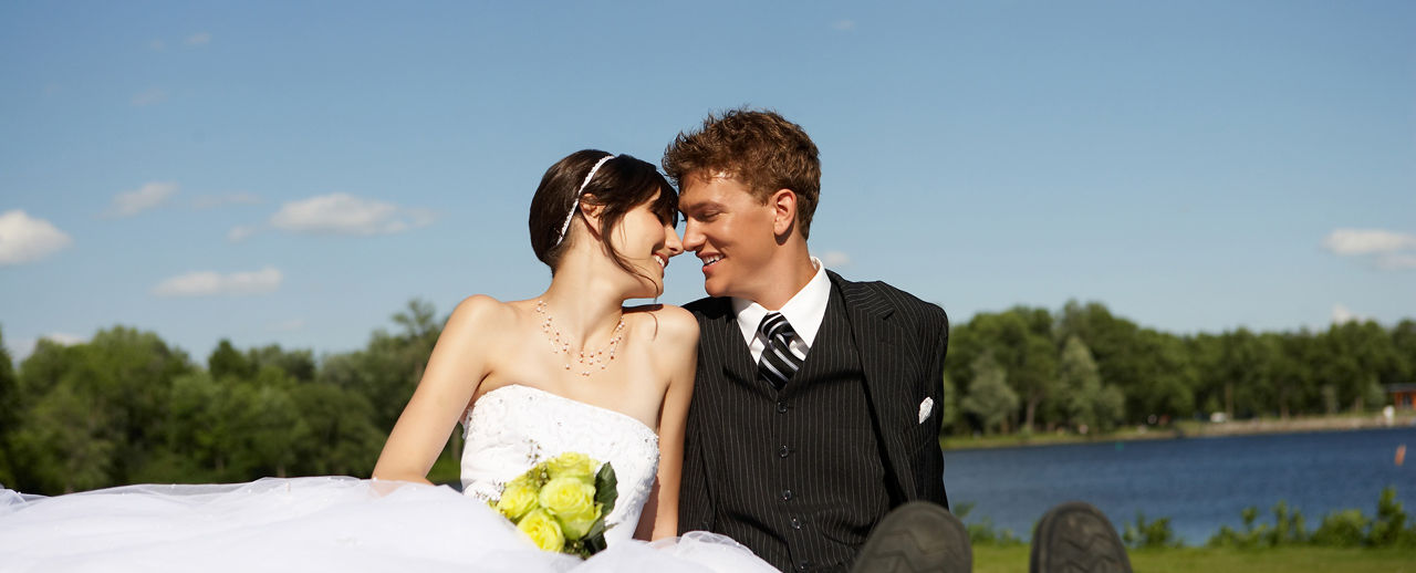 結婚式の肖像画