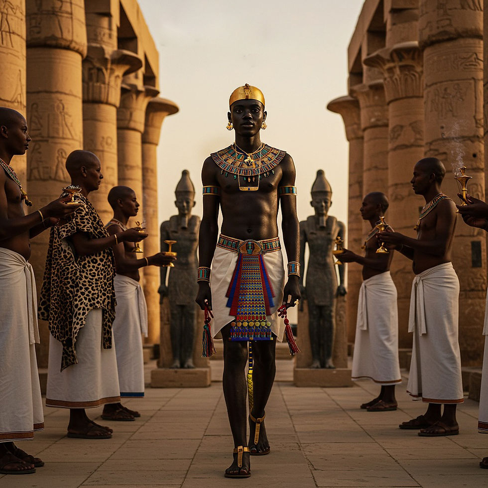 Tanutamun, ruler of the Kingdom of Kush and the last pharaoh of the Twenty-fifth Dynasty of Kemet, 664-656 BCE