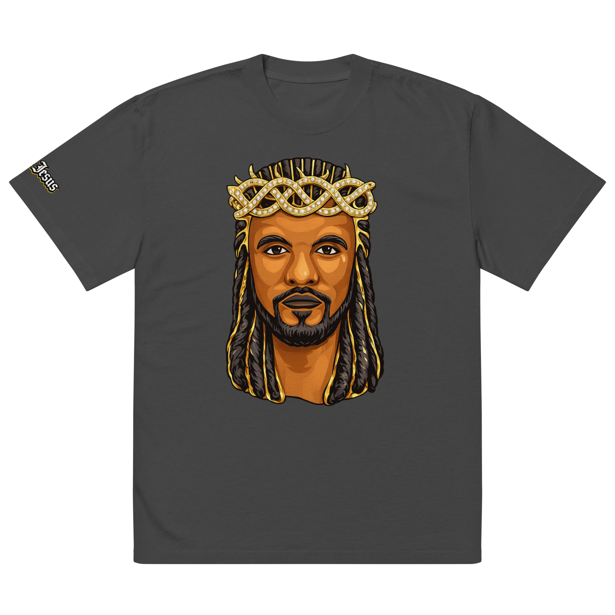 Black Jesus // Oversized faded t-shirt