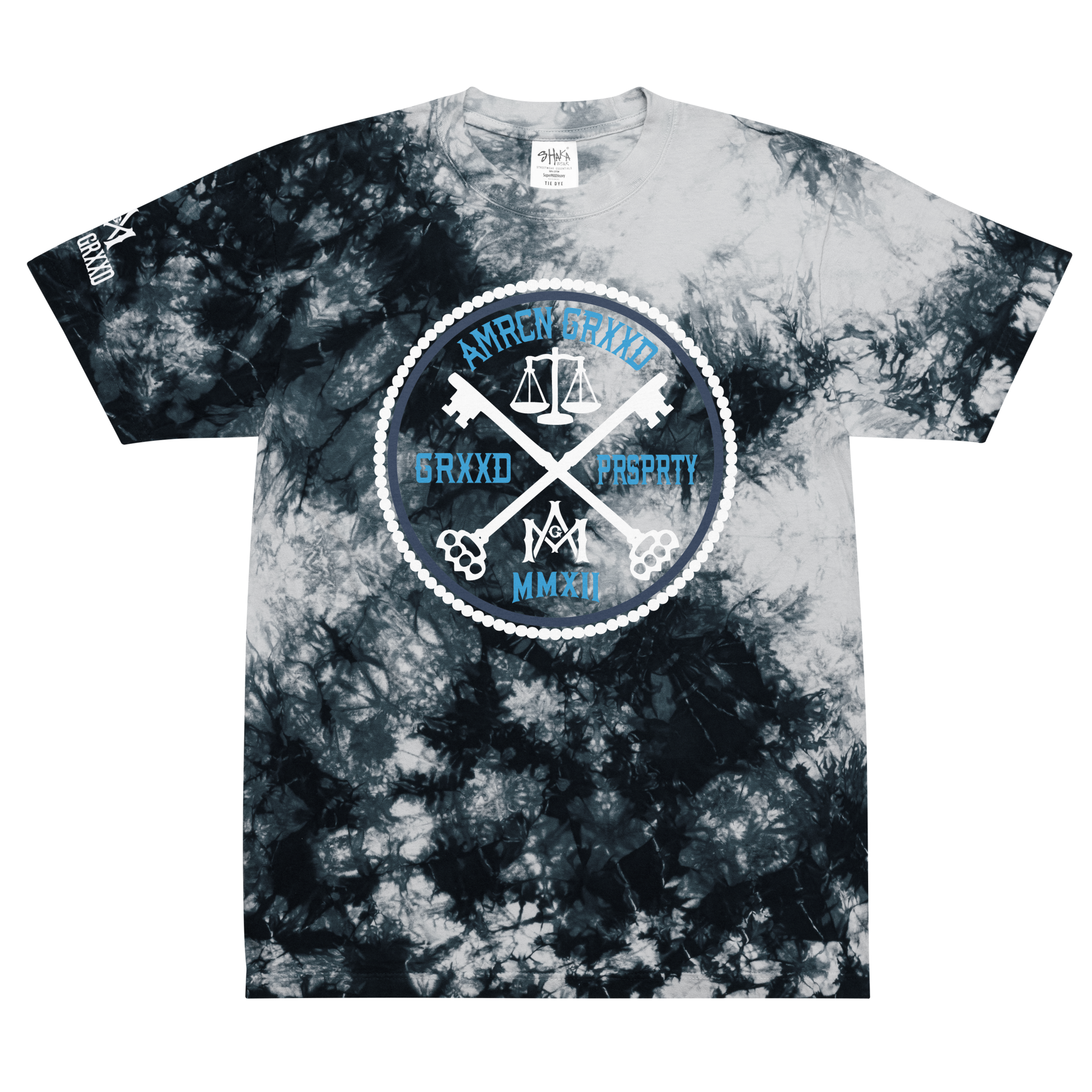 AMG Coat of Arms // Oversized tie-dye t-shirt
