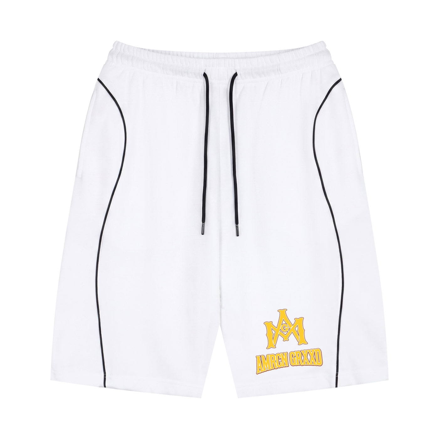 Gold // Drawstring Shorts