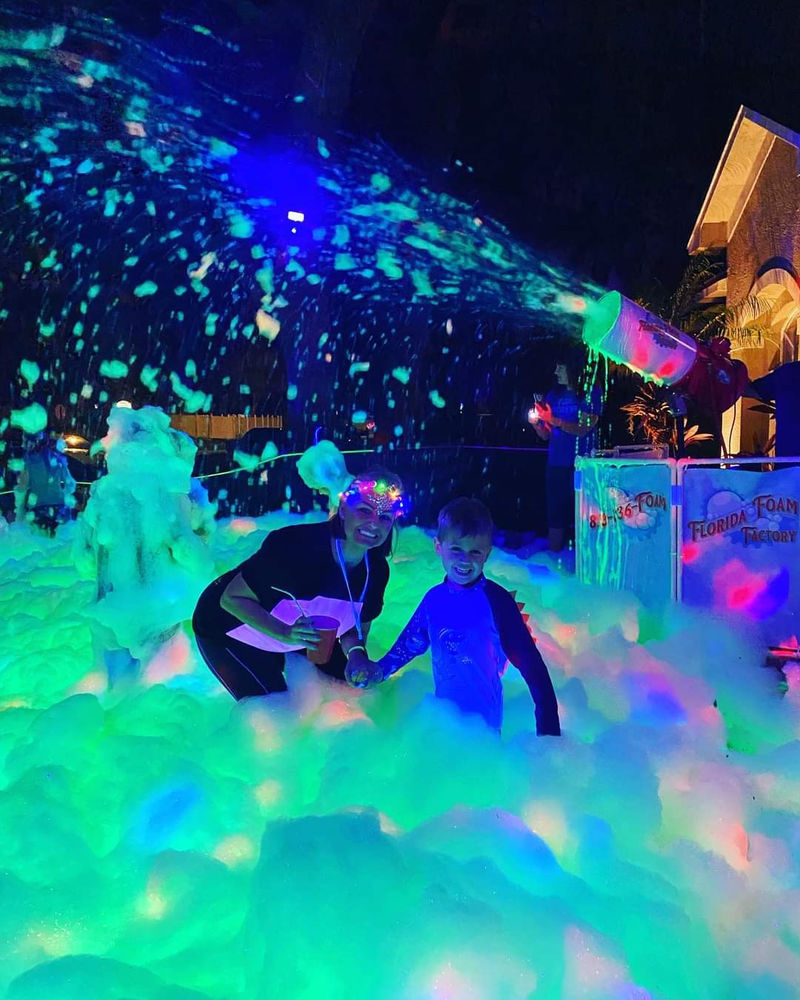 What is a Glow Foam party?