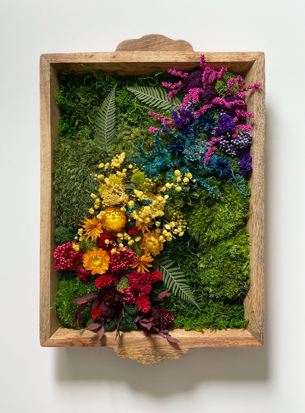 Thumbnail: Table Centerpiece - Rainbow Art | Table Decor | Moss Art