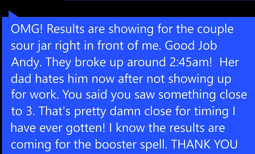 Thumbnail: Extreme Couple Buster Sour Jar Break Up Spell