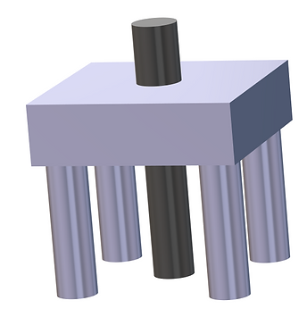 Dock anchor illustration