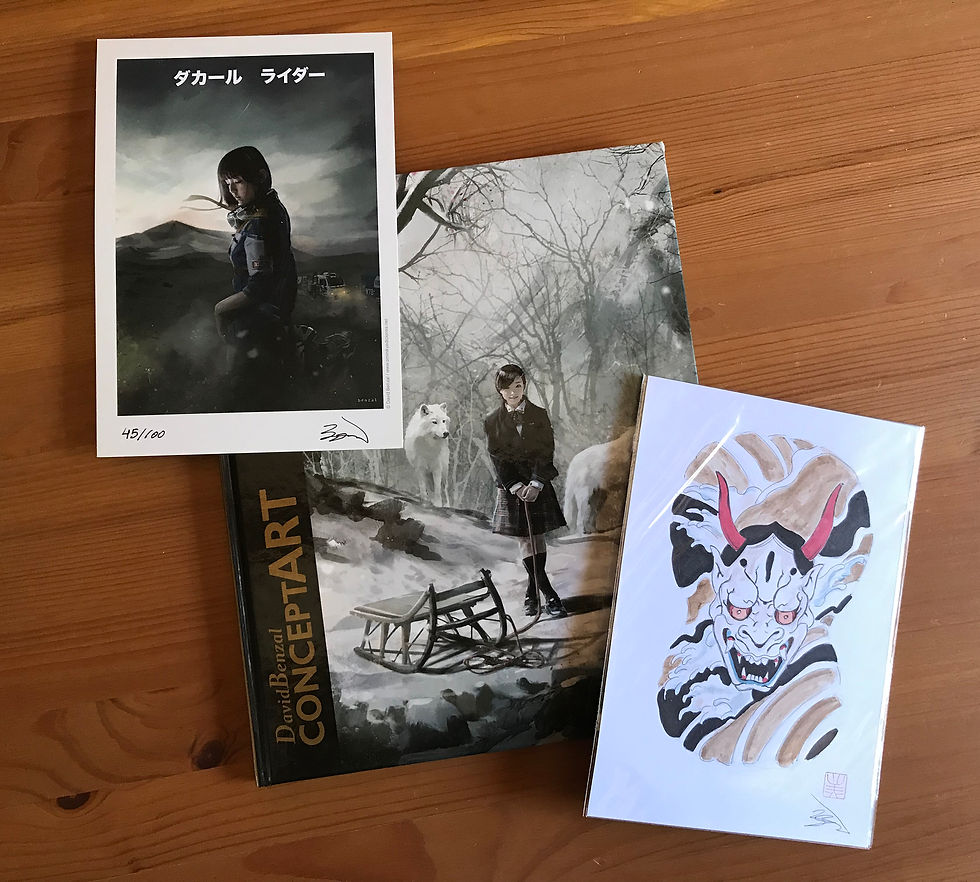 Thumbnail: CONCEPTART DAVID BENZAL + SHEET + ORIGINAL DIN-A5