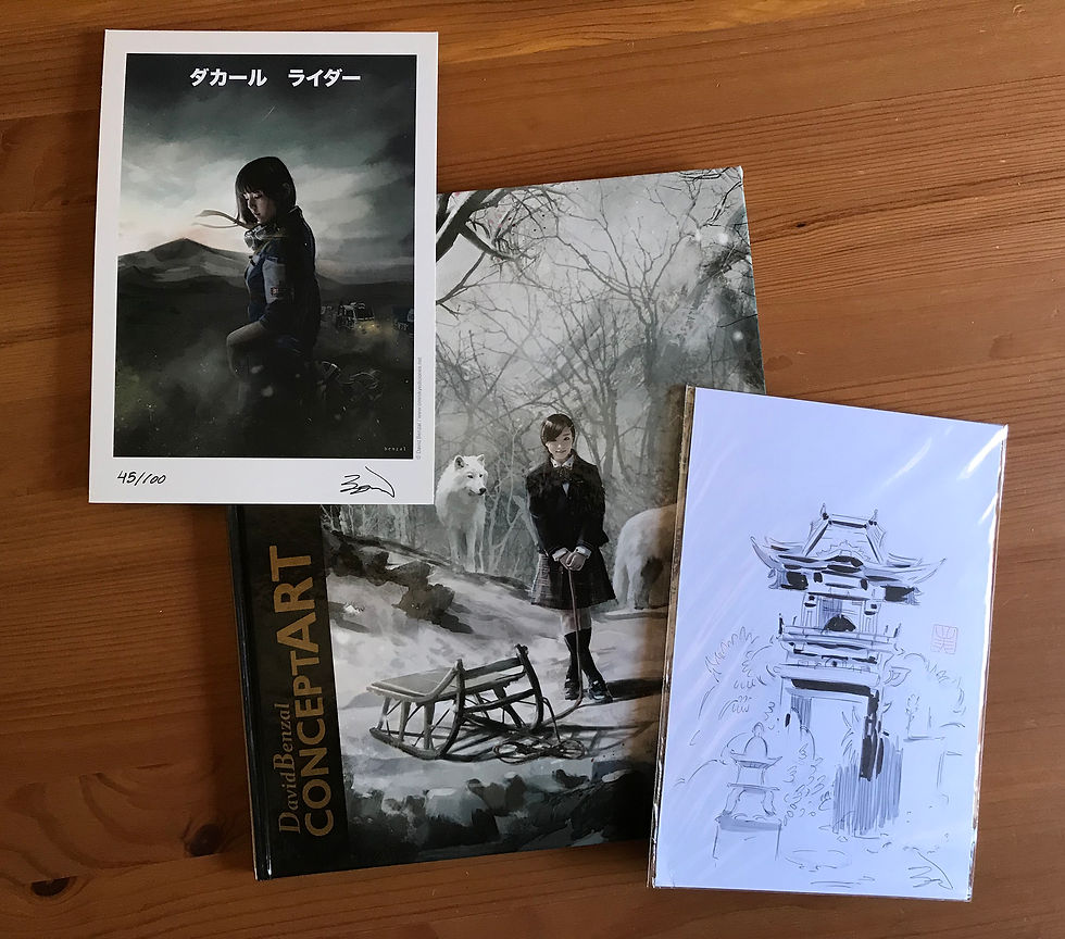 Thumbnail: CONCEPTART DAVID BENZAL + SHEET + ORIGINAL DIN-A5