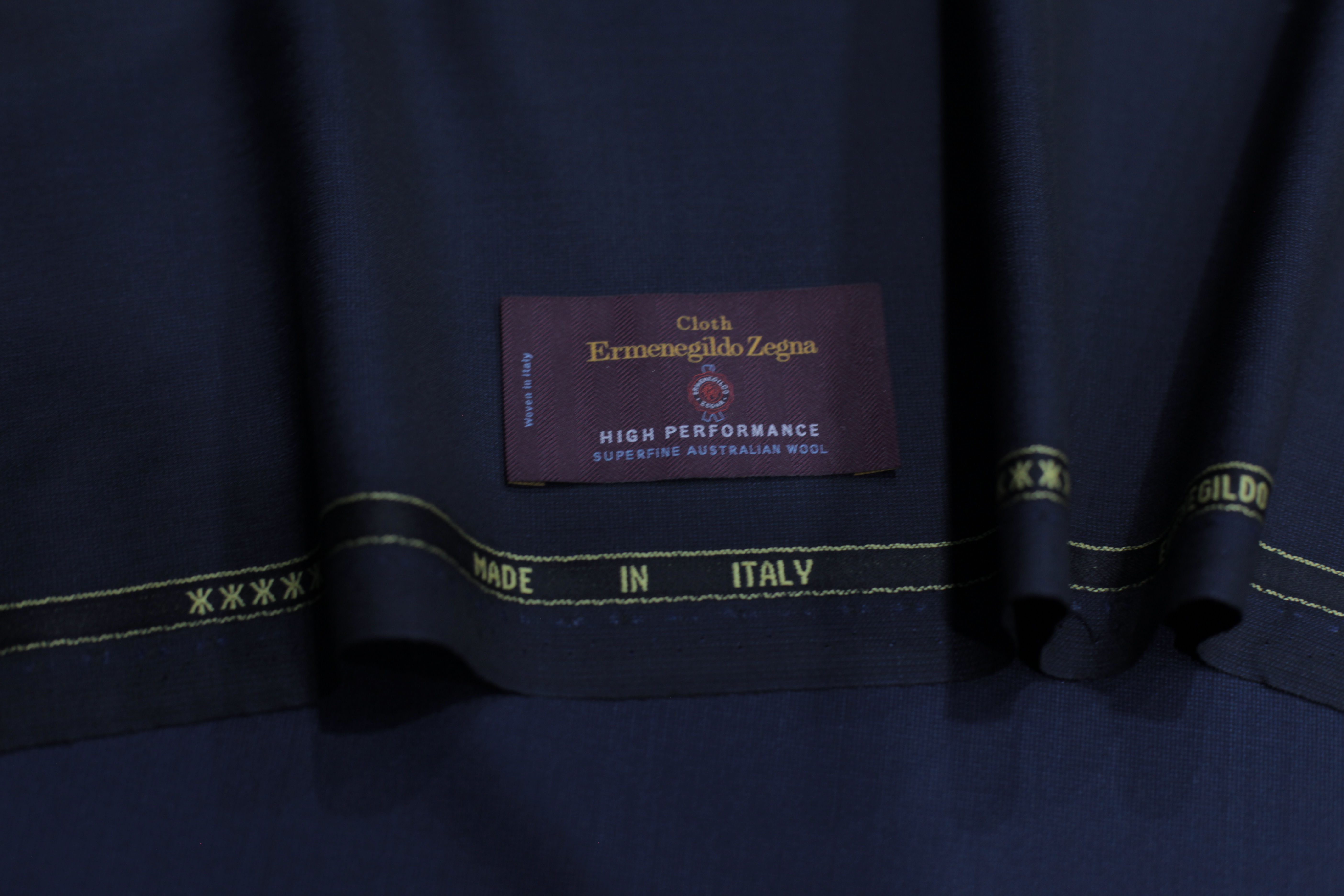 Ermenegildo Zegna 15milmil15 - Navy Blue Wool Silk