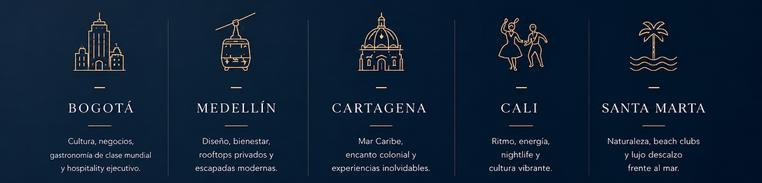 MG Concierge — Concierge privado y experiencias de lujo en Colombia