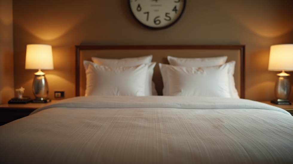 Close-up view of a luxury hotel room prepared for a VIP guest