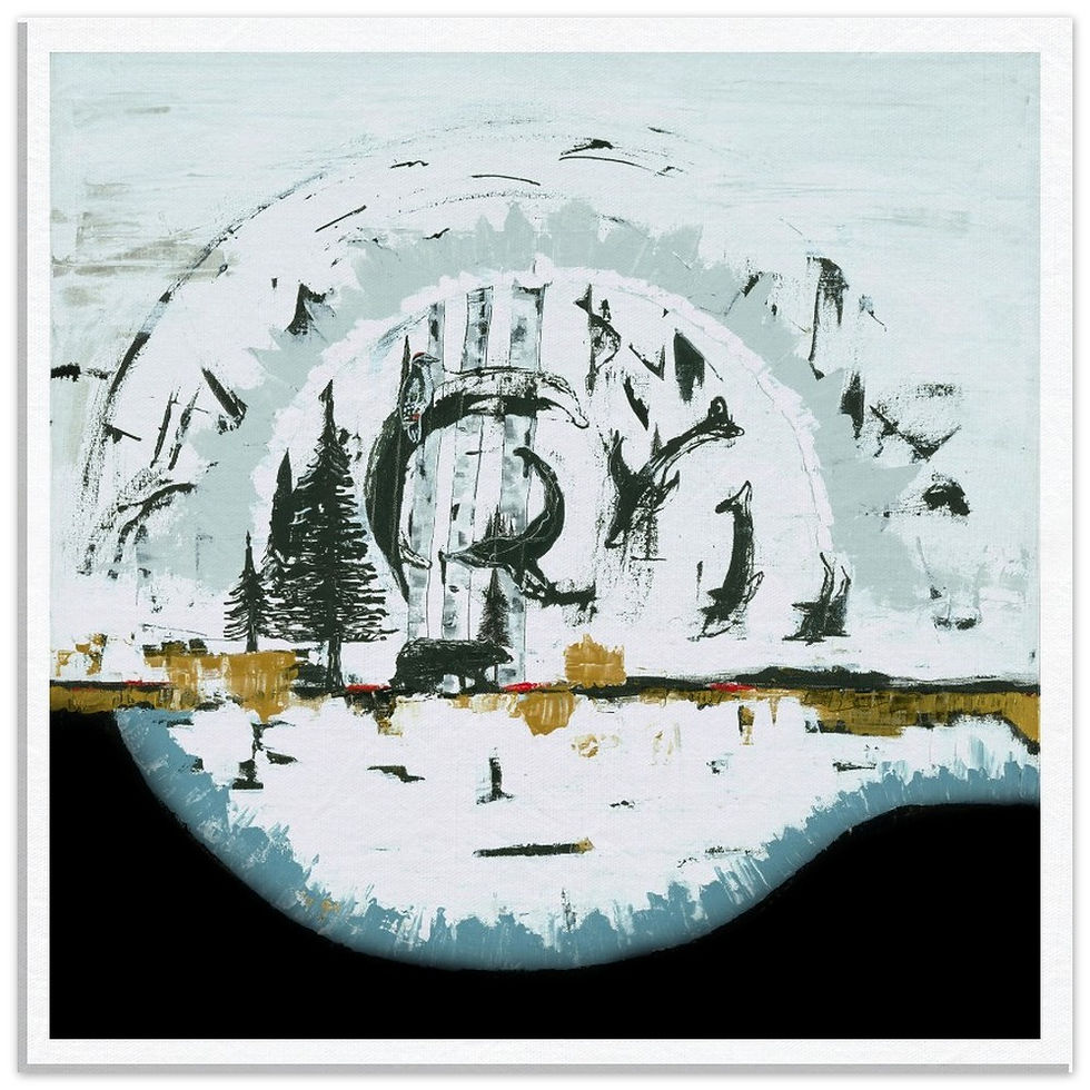 Miniature : Canvas sur toile Dans le silence, la nature danse