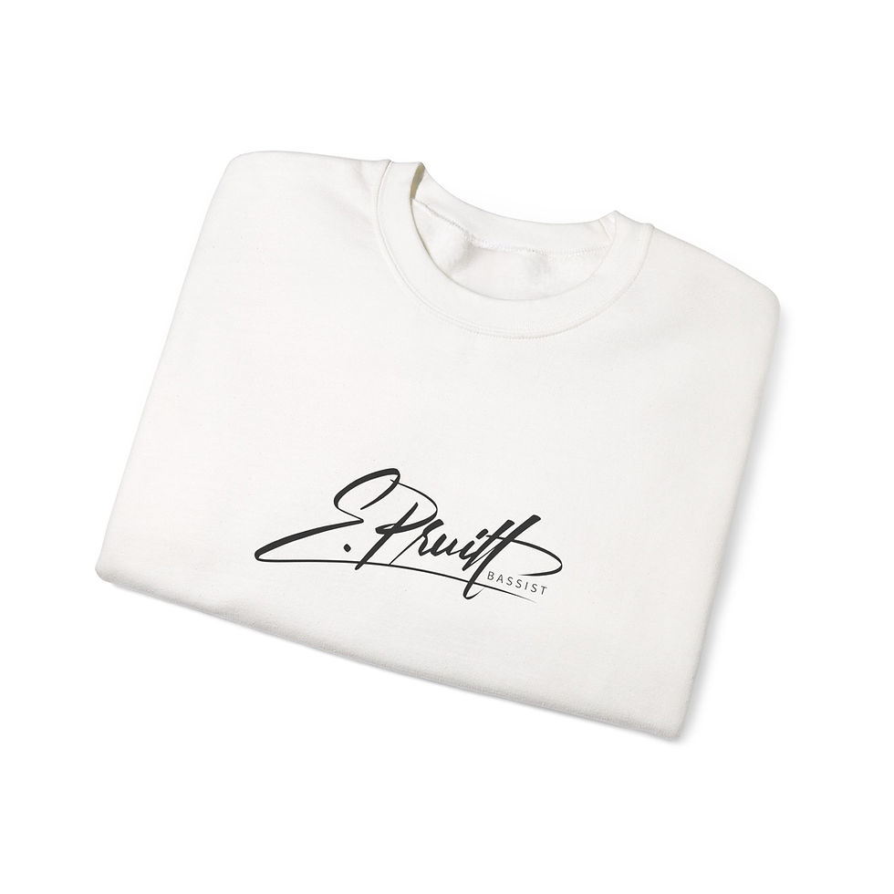 Thumbnail: E.Pruitt Good Day Crewneck Sweatshirt, Musician, Smooth Jazz Bass
