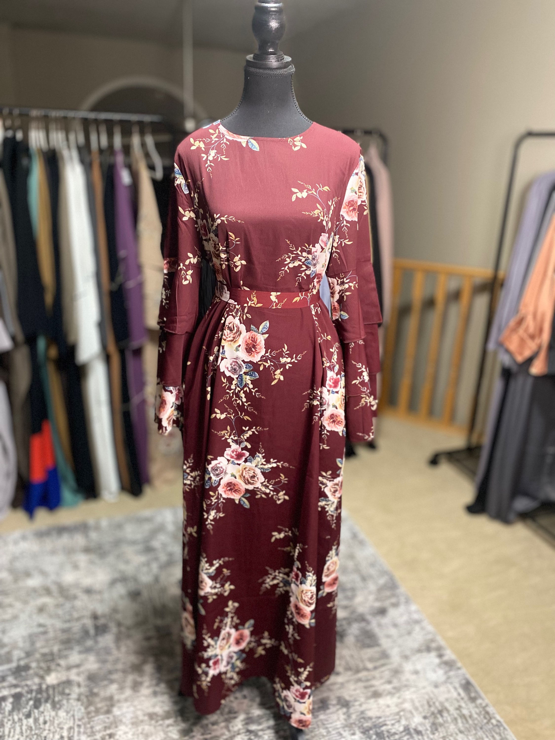 Floral Abaya