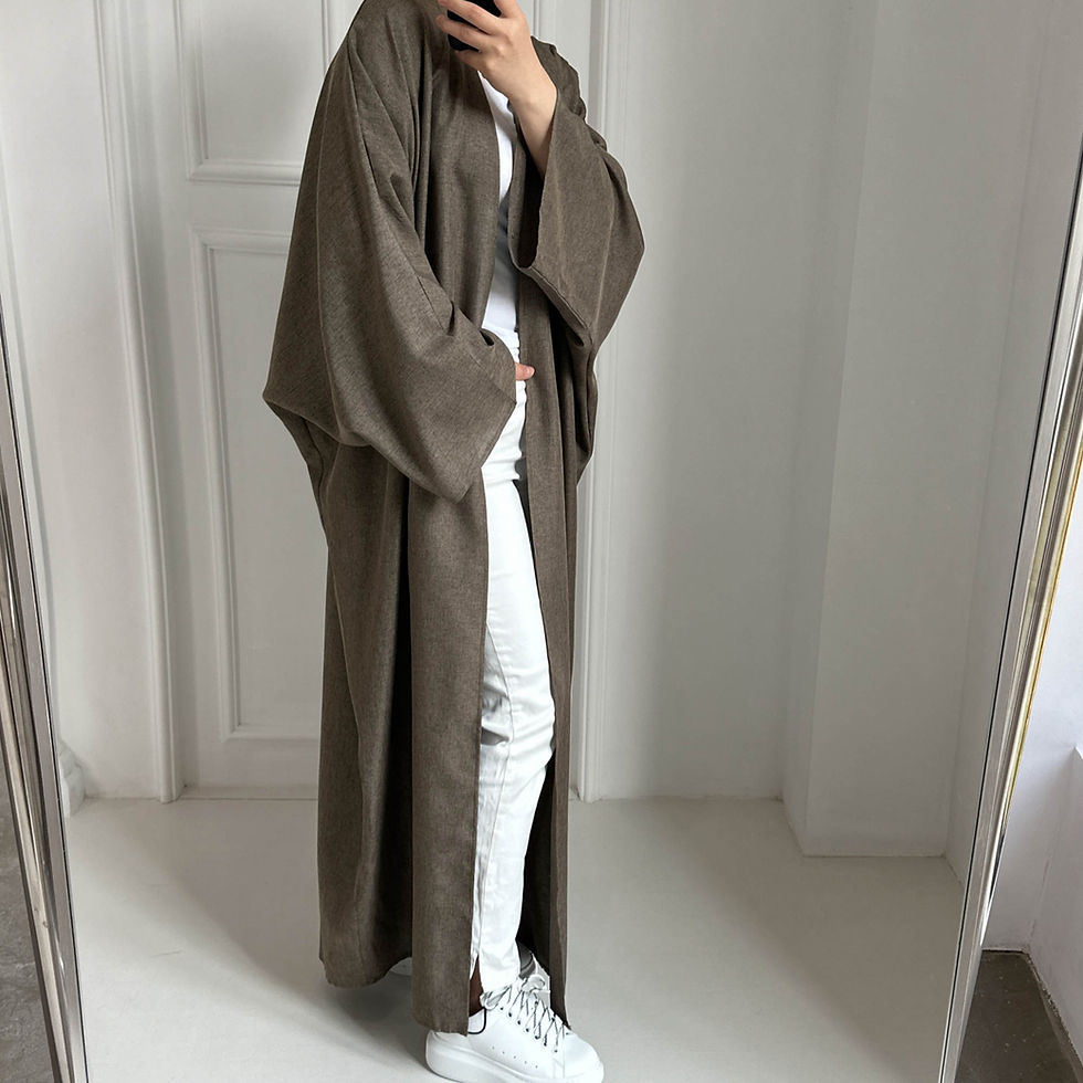 Thumbnail: Linen Open Abaya