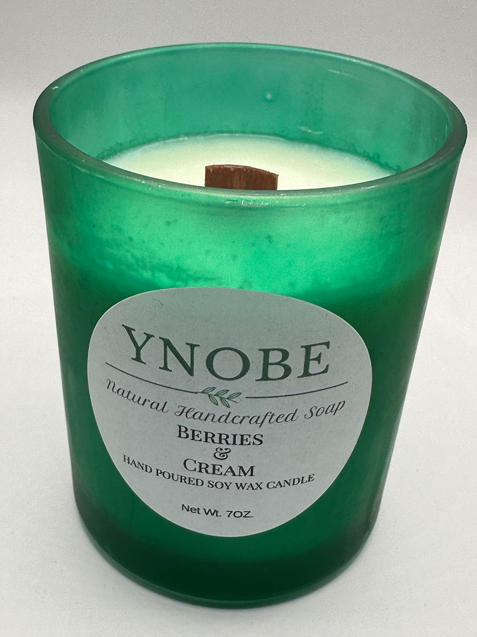 Thumbnail: BERRIES & CREAM HAND POURED SOY WAX CANDLE (7 OZ)