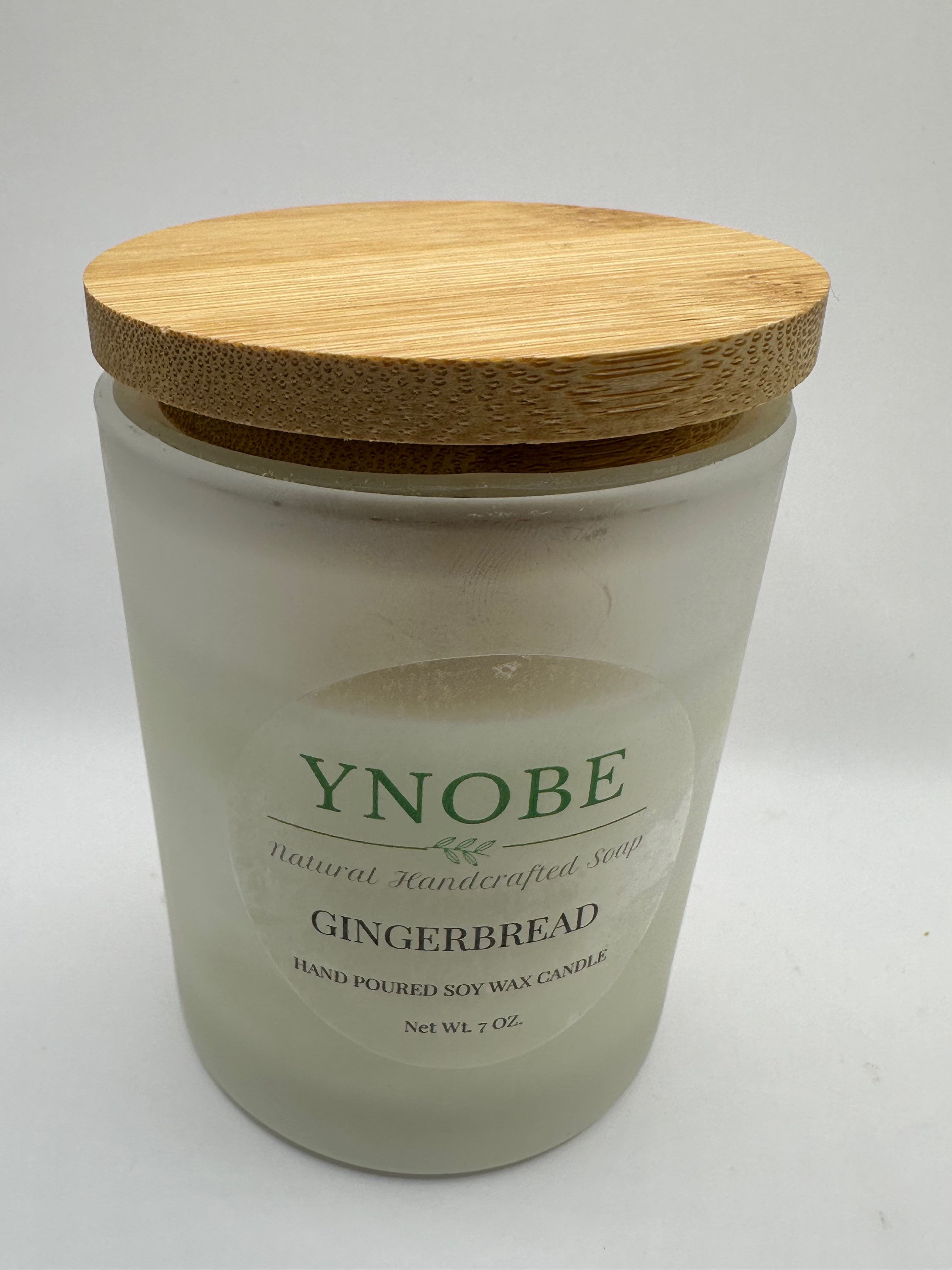 GINGERBREAD HAND POURED SOY WAX CANDLE (7 OZ)