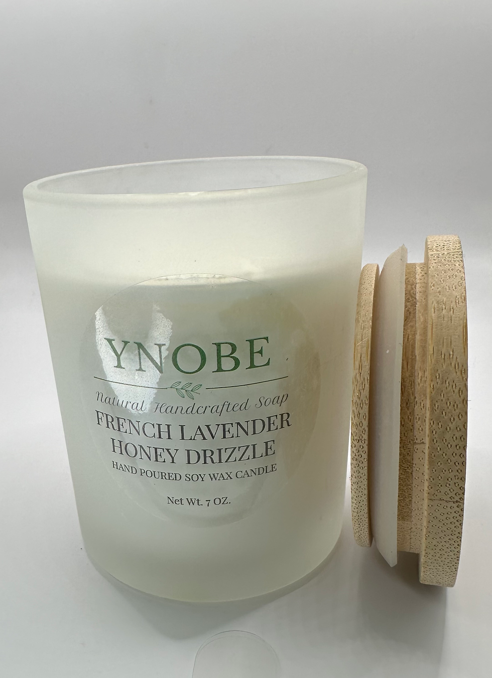 Thumbnail: FRENCH LAVENDER HONEY DRIZZLE HAND POURED SOY WAX  CANDLE (7 OZ)