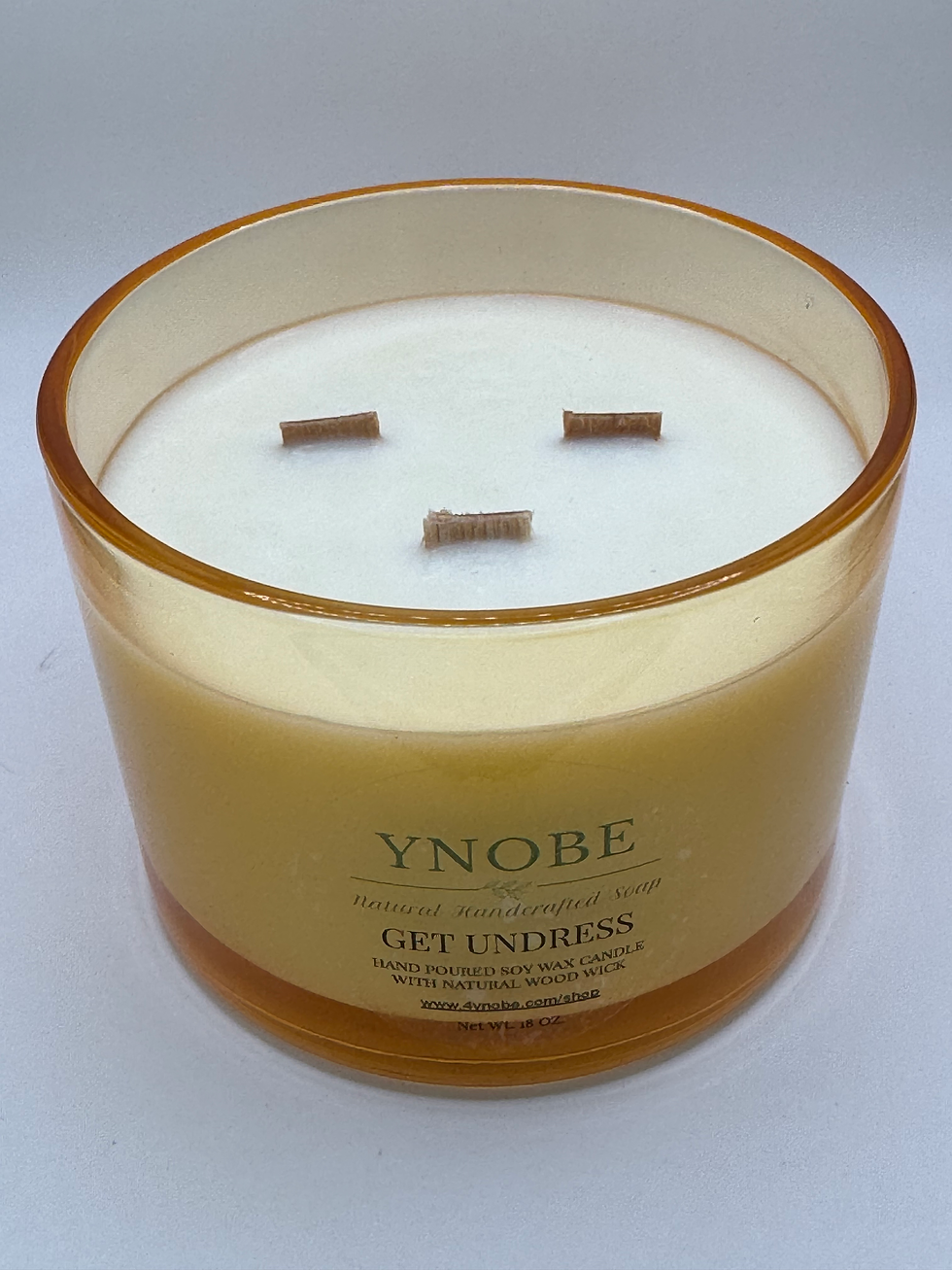 Thumbnail: GET UNDRESSED HAND POURED SOY WAX CANDLE (18 oz)