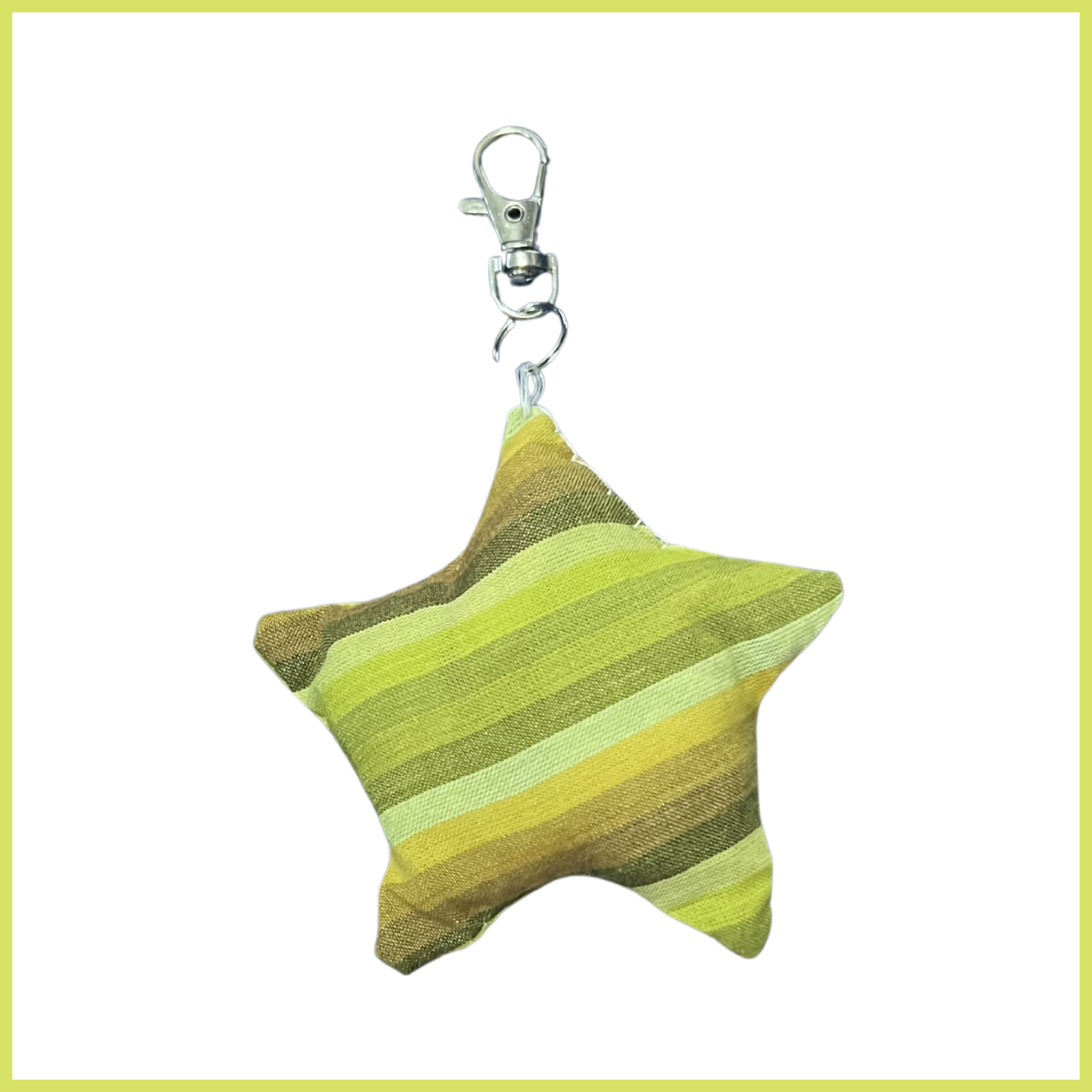 Green Stripes Charm