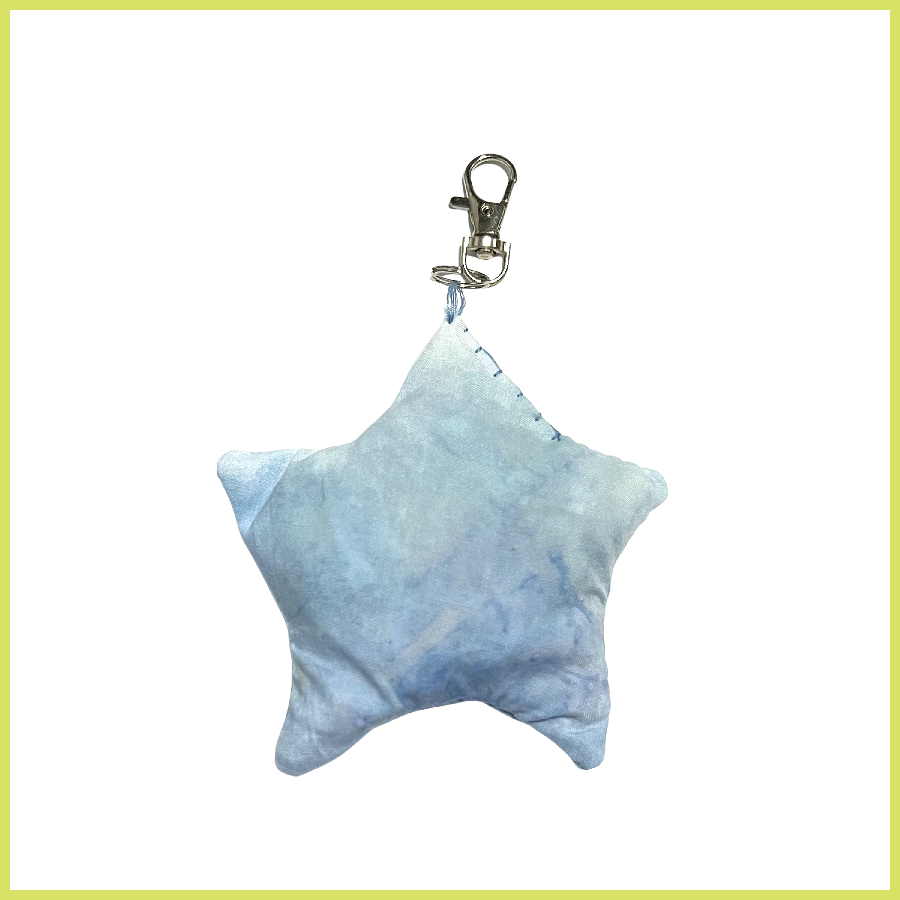 Light Blue Tie Dye Charm
