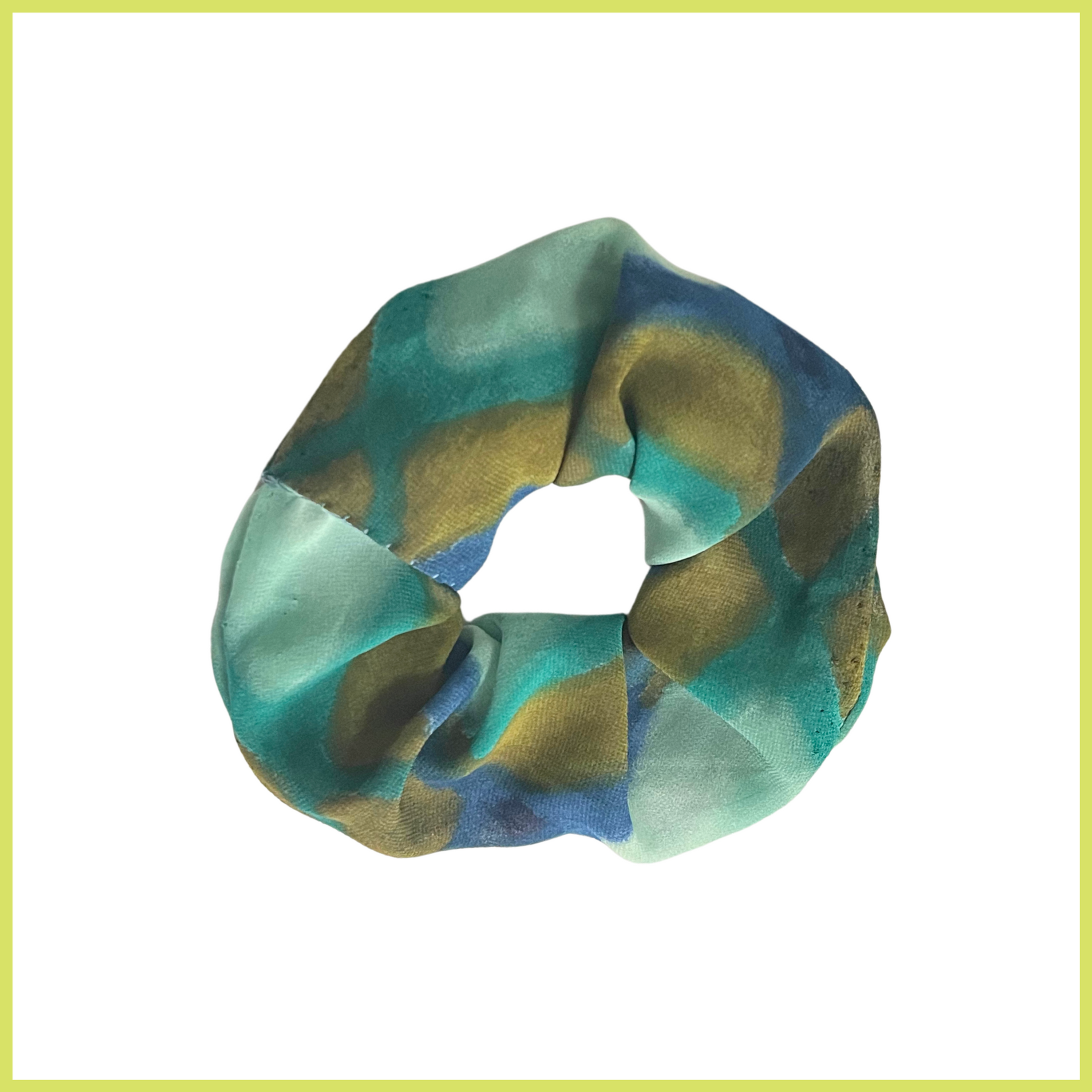Tie Dye Print Scrunchie